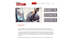 Desktop Screenshot of guestsupport.net