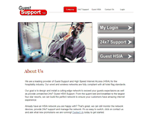 Tablet Screenshot of guestsupport.net